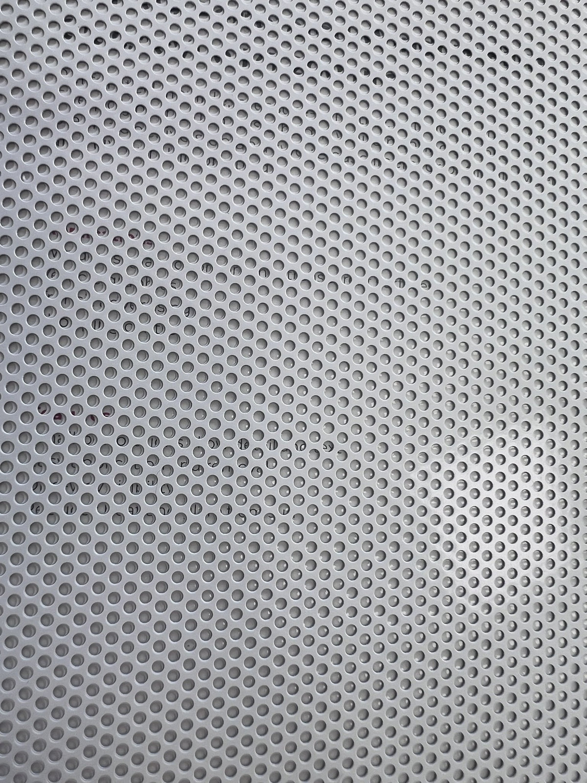 Pellicola microforata per vetrine 180 µm per stampa UV in rotolo – Canon IJM714 – fronte