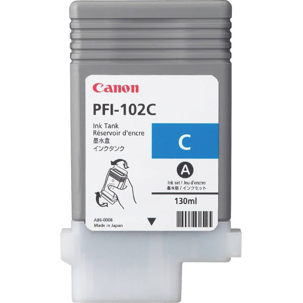 Cartuccia Canon PFI-102 C ciano 130 ml