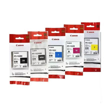 Set 5 cartucce Canon PFI-102 130 ml: serie completa con tutti i colori