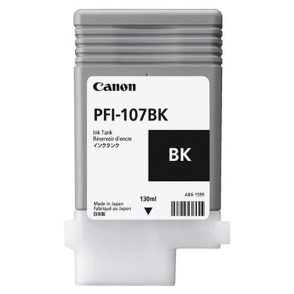 Cartuccia Canon PFI-107 BK nero 130 ml