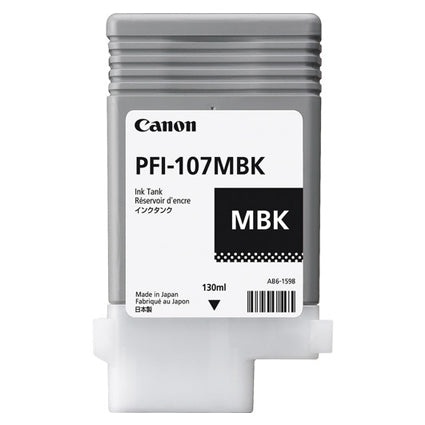 Cartuccia Canon PFI-107 MBK nero opaco 130 ml