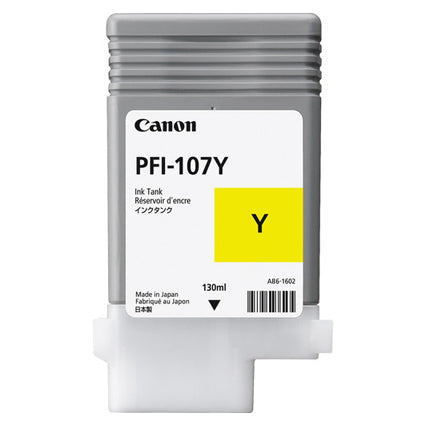 Cartuccia Canon PFI-107 Y giallo 130 ml