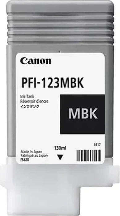 Cartuccia Canon PFI-123 MBK nero opaco 130 ml