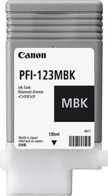 Cartuccia Canon PFI-123 MBK nero opaco 130 ml