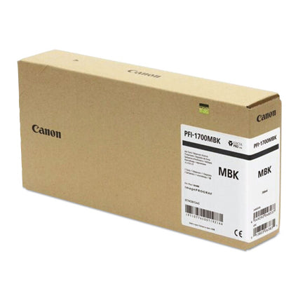 Confezione cartuccia Canon PFI-1700 MBK nero opaco 700 ml