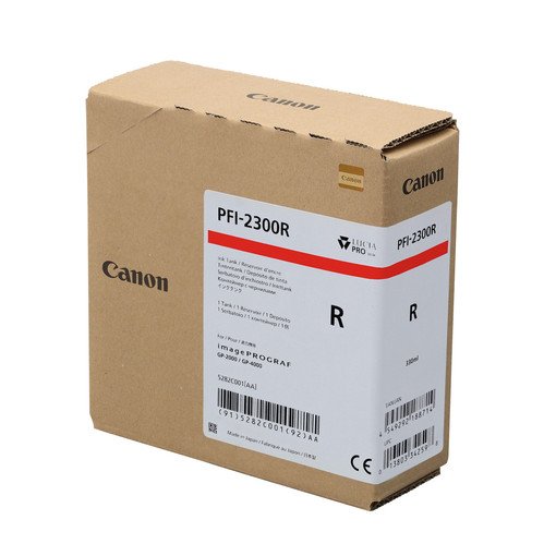 Cartuccia Canon PFI-2300 R rosso 330 ml