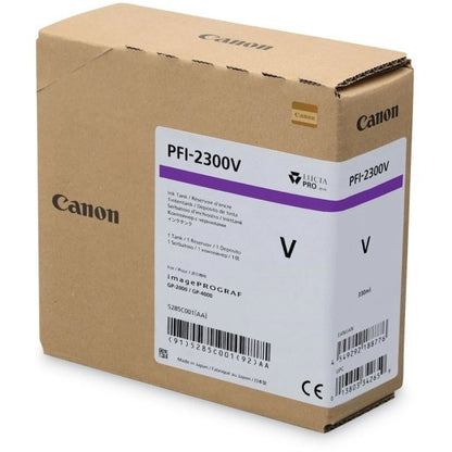 Cartuccia Canon PFI-2300 V viola 330 ml
