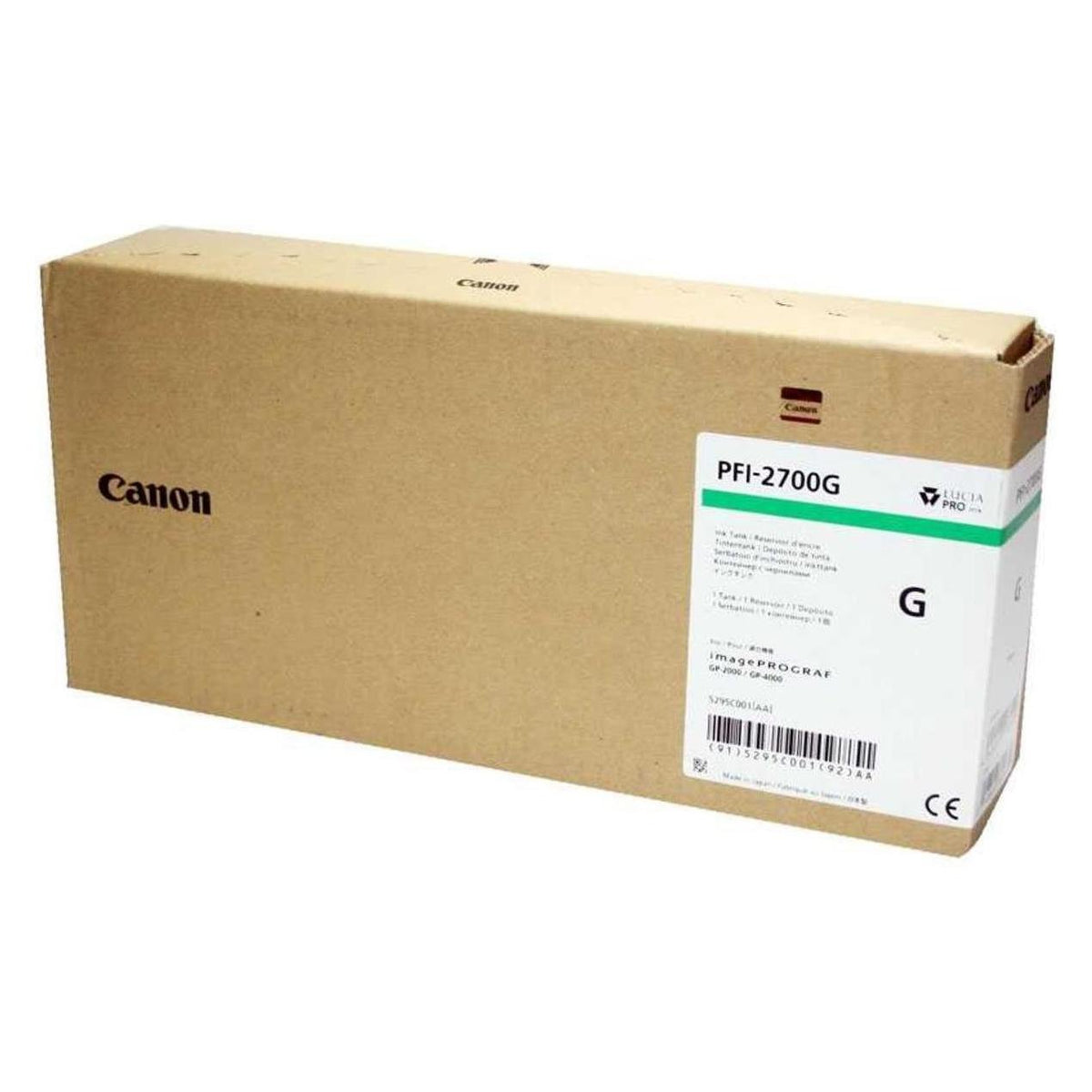 Cartuccia Canon PFI-2700 G verde 700 ml