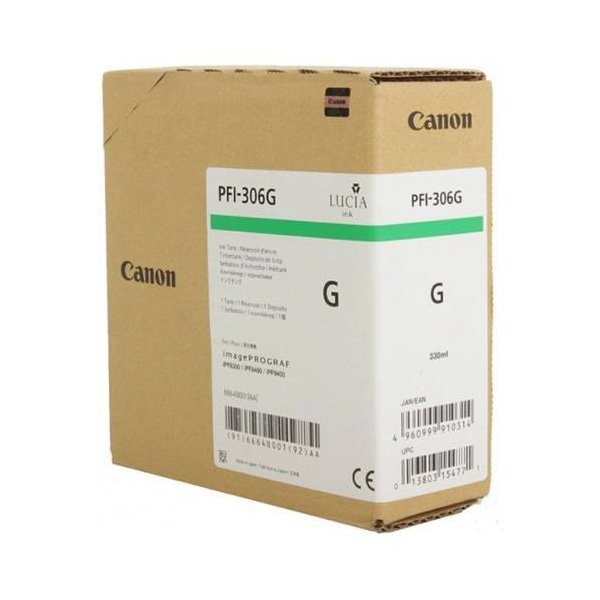 Cartuccia Canon PFI-306 G verde 330 ml