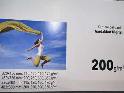 Cartiere del Garda GardaMatt Digital 200 g/m² – fronte