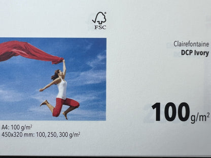 Clairefontaine DCP Ivory 100 g/m² – fronte