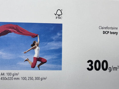 Clairefontaine DCP Ivory 300 g/m² – fronte
