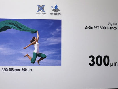 Digma arGo PET bianco 300 µm – fronte