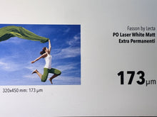 Fasson PO Laser bianco opaco – fronte