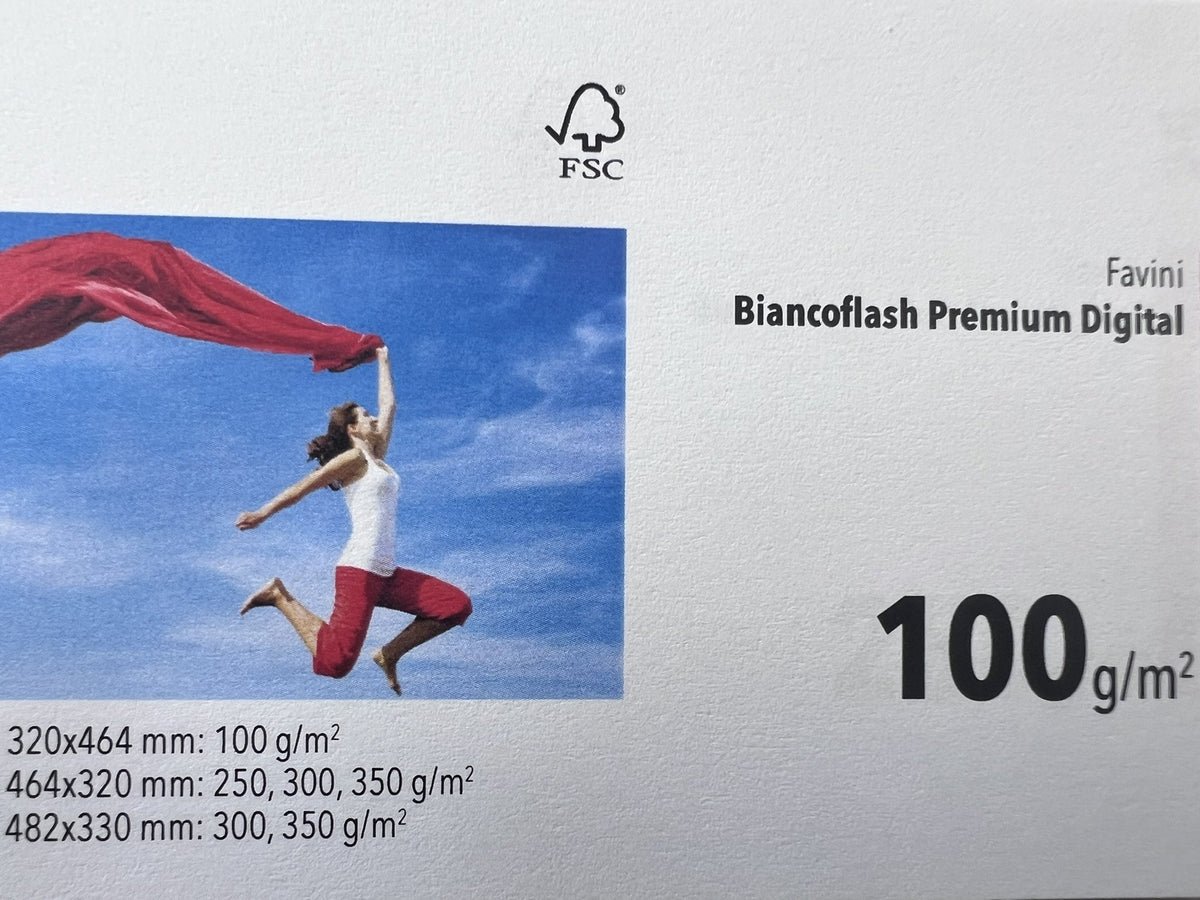 Favini Biancoflash Digital Bianco Premium 100 g/m² – fronte