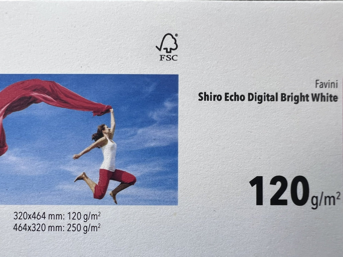 Favini Shiro Echo Digital Bright White 120 g/m² – fronte