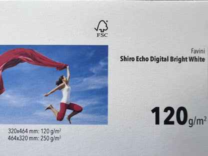 Favini Shiro Echo Digital Bright White 120 g/m² – fronte