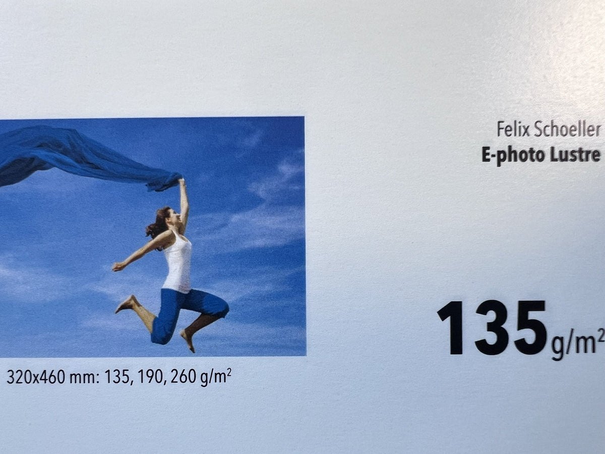 Felix Schoeller E-photo Lustre 142 g/m² – fronte