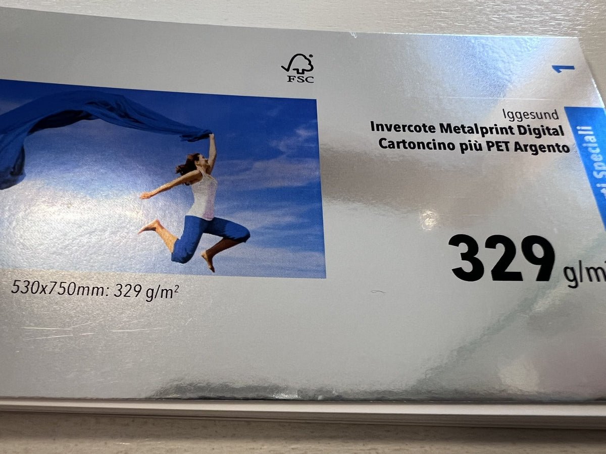 Iggesund Invercote Metalprint – fronte