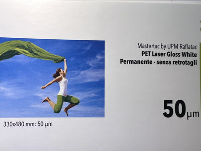 Mastertac Pet Laser Gloss Permanente · senza retrotagli – fronte