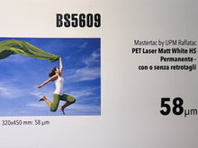 Mastertac Pet Laser Matt White Extrapermanente · senza retrotagli – fronte