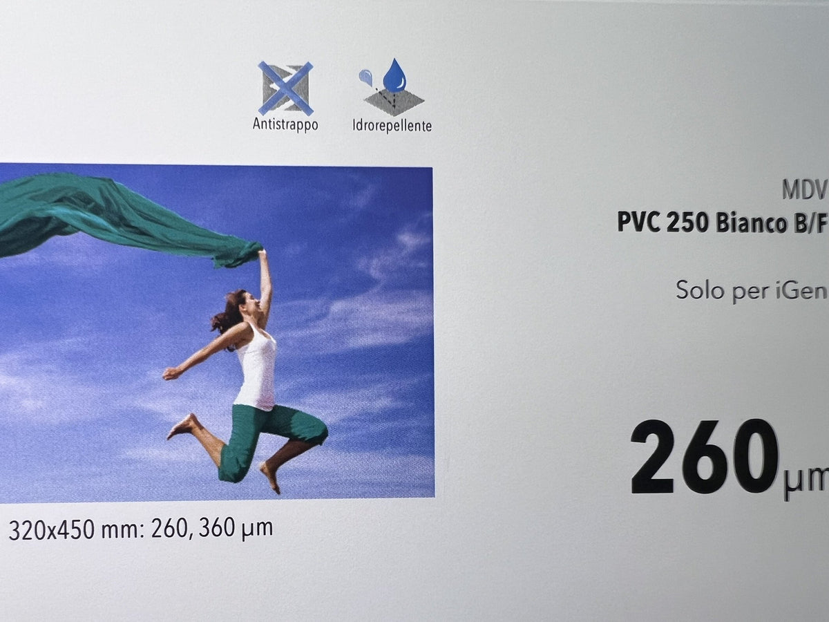 MDV PVC Bianco 260 µm – fronte