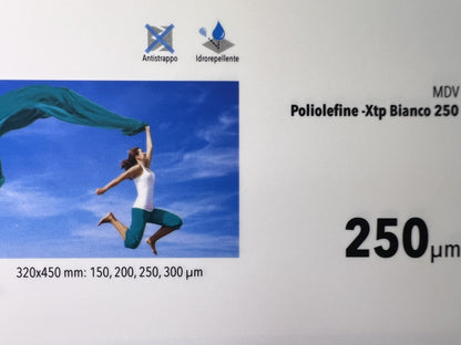 MDV XTP poliolefine bianco 250 µm – fronte