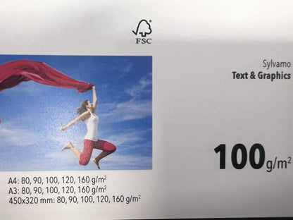 Sylvamo Text & Graphics 100 g/m² – fronte