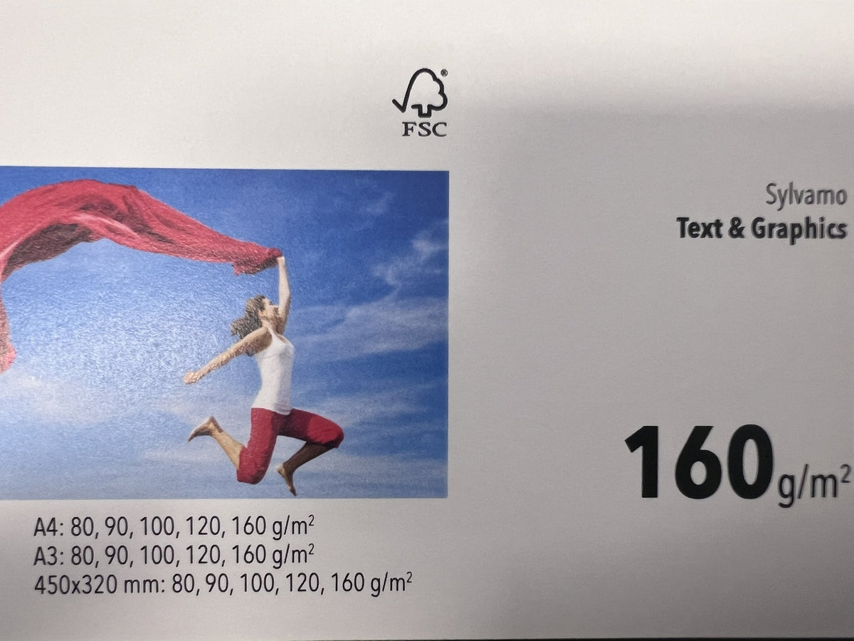 Sylvamo Text & Graphics 160 g/m² – fronte
