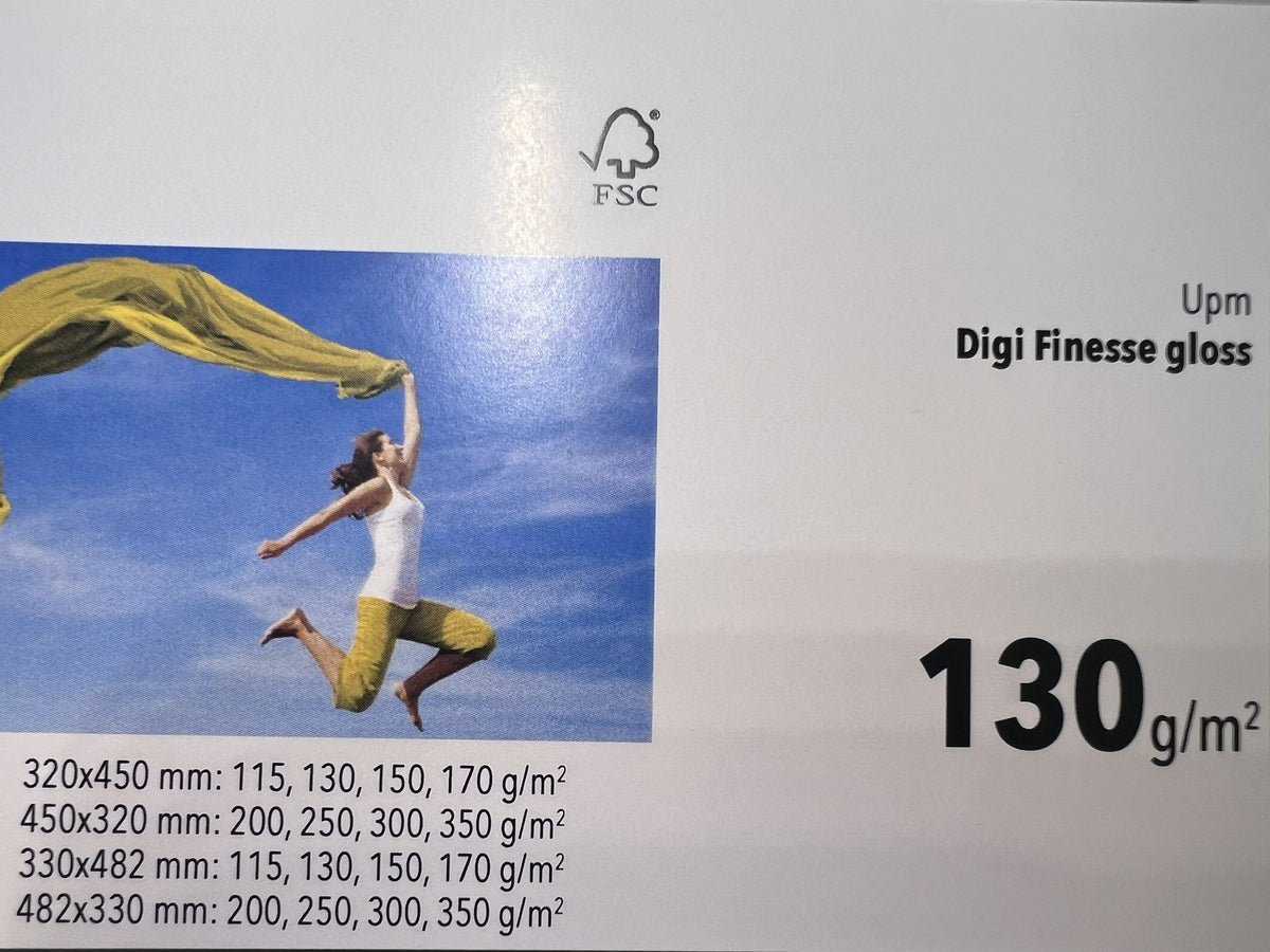 UPM Digi Finesse Gloss 130 g/m² – fronte
