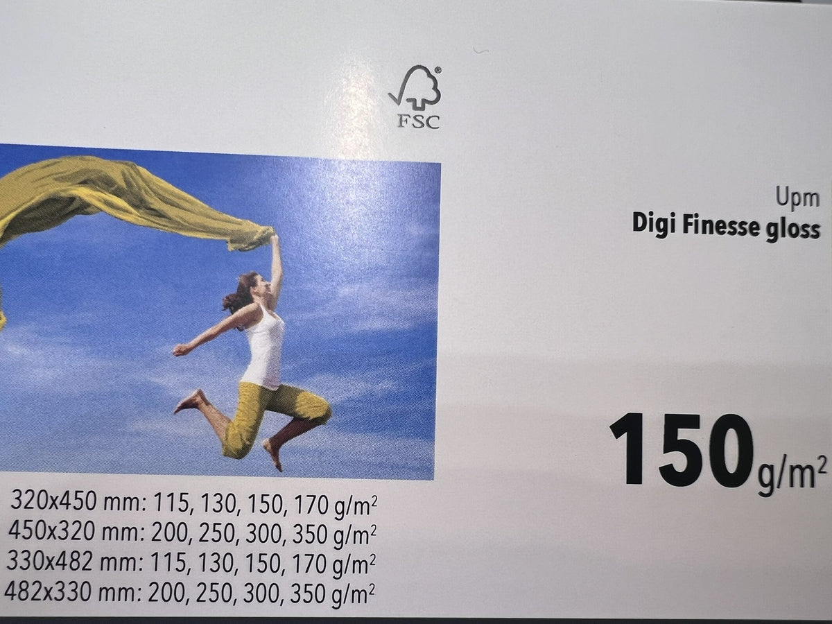 UPM Digi Finesse Gloss 150 g/m² – fronte