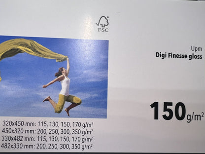UPM Digi Finesse Gloss 150 g/m² – fronte