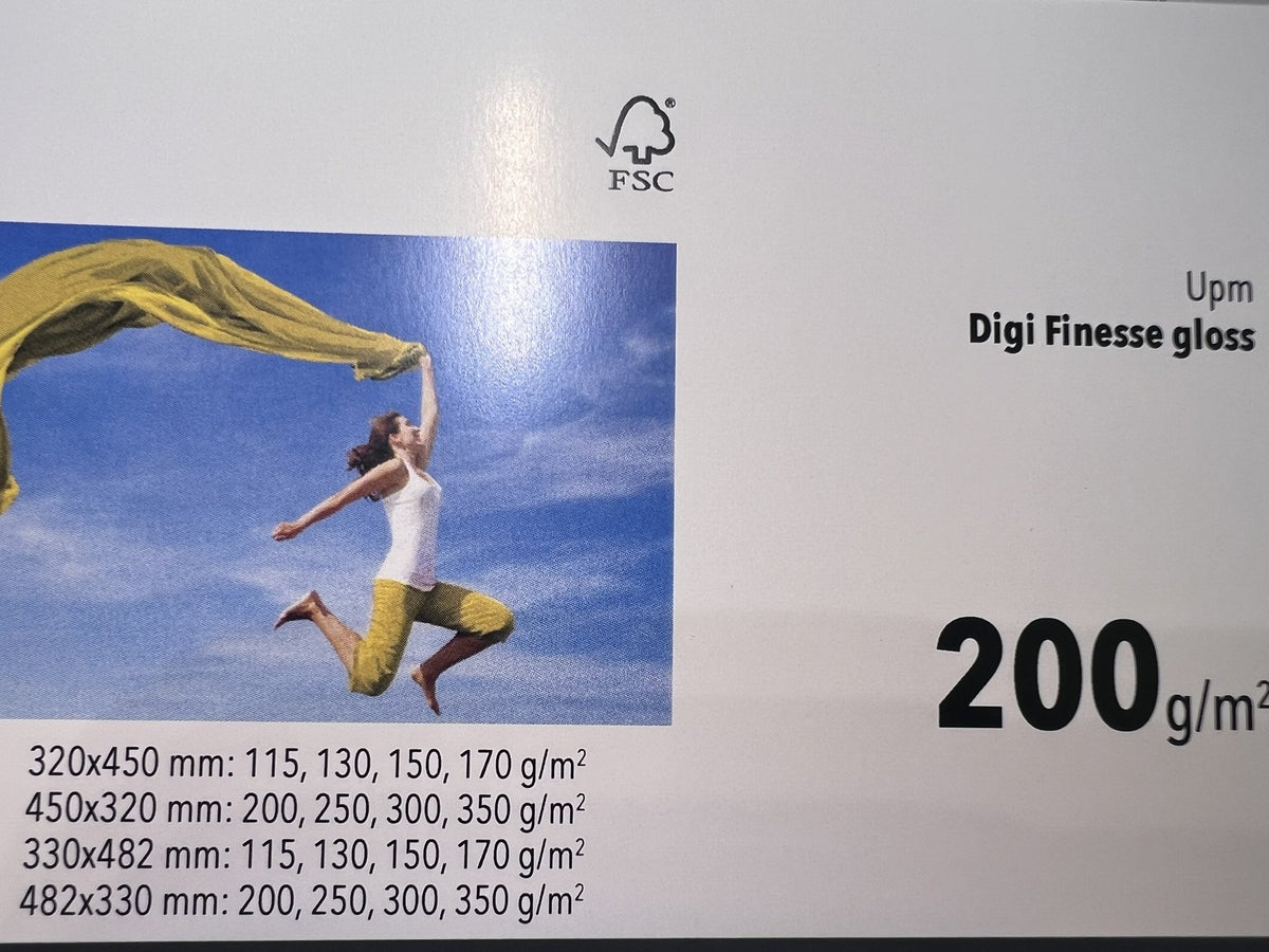 UPM Digi Finesse Gloss 200 g/m² – fronte
