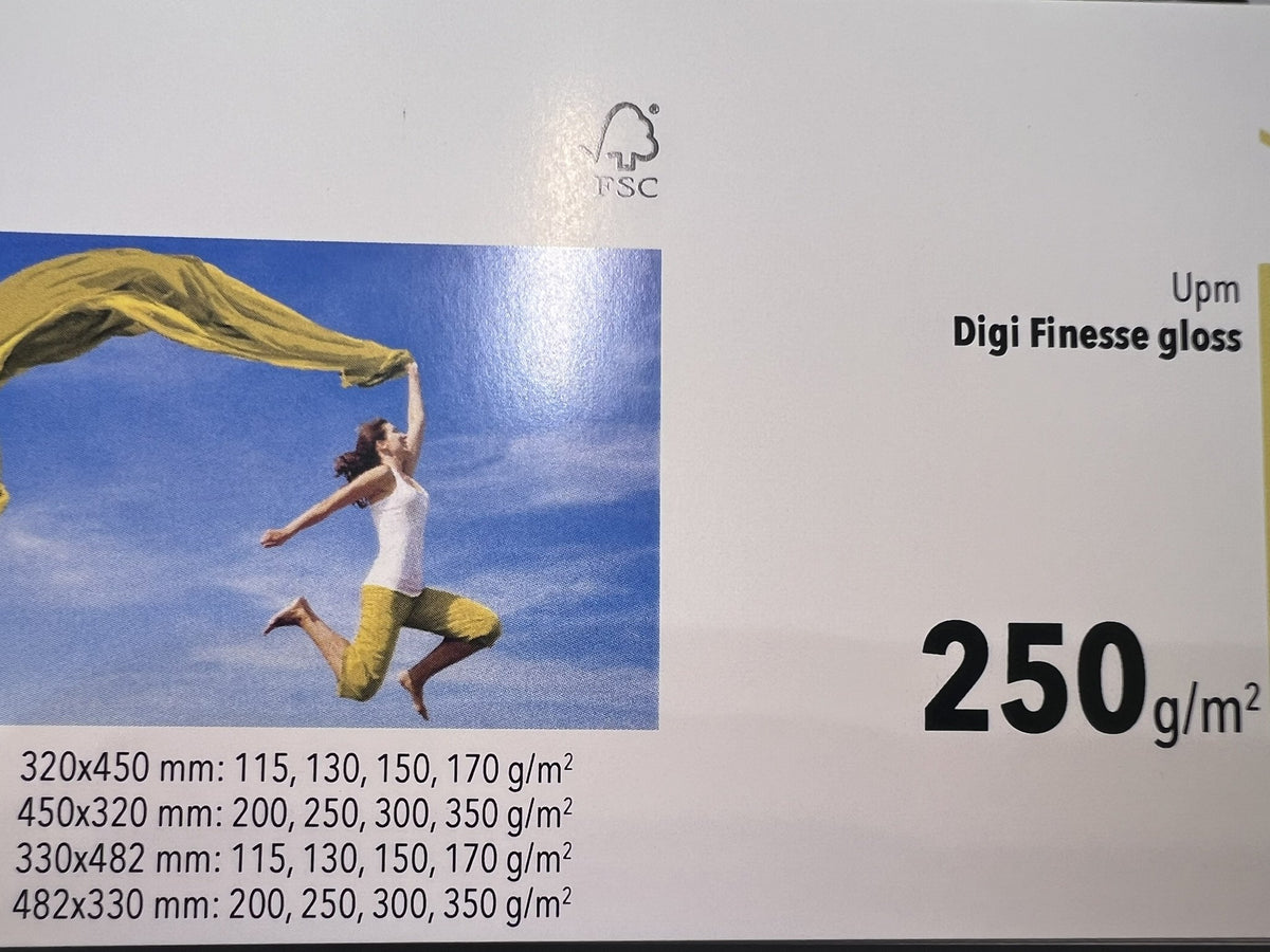 UPM Digi Finesse Gloss 250 g/m² – fronte