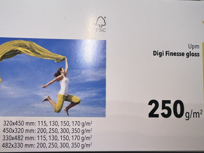 UPM Digi Finesse Gloss 250 g/m² – fronte