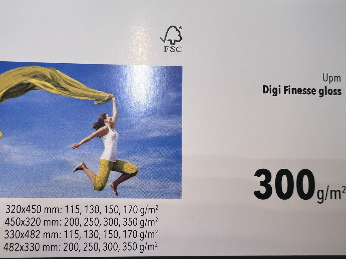 UPM Digi Finesse Gloss 300 g/m² – fronte